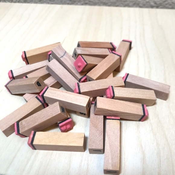 Unknown Other - Alphabet stamps. Set of Lower Case Rubber Stamps w/Inch long Wooden Grip. NEW.